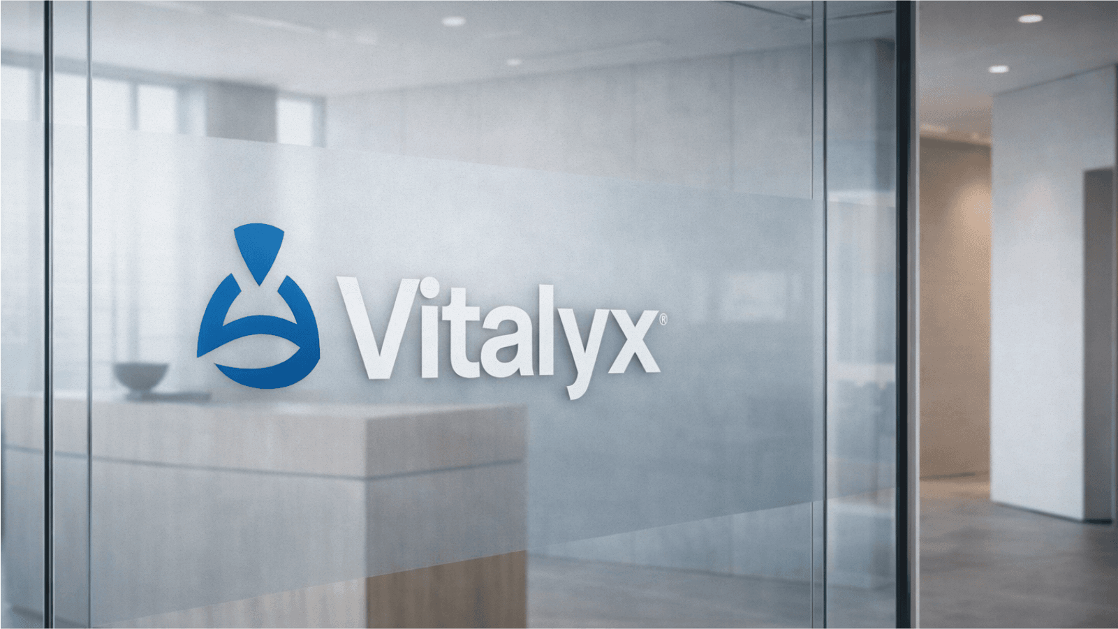 Glass wall signage mockup